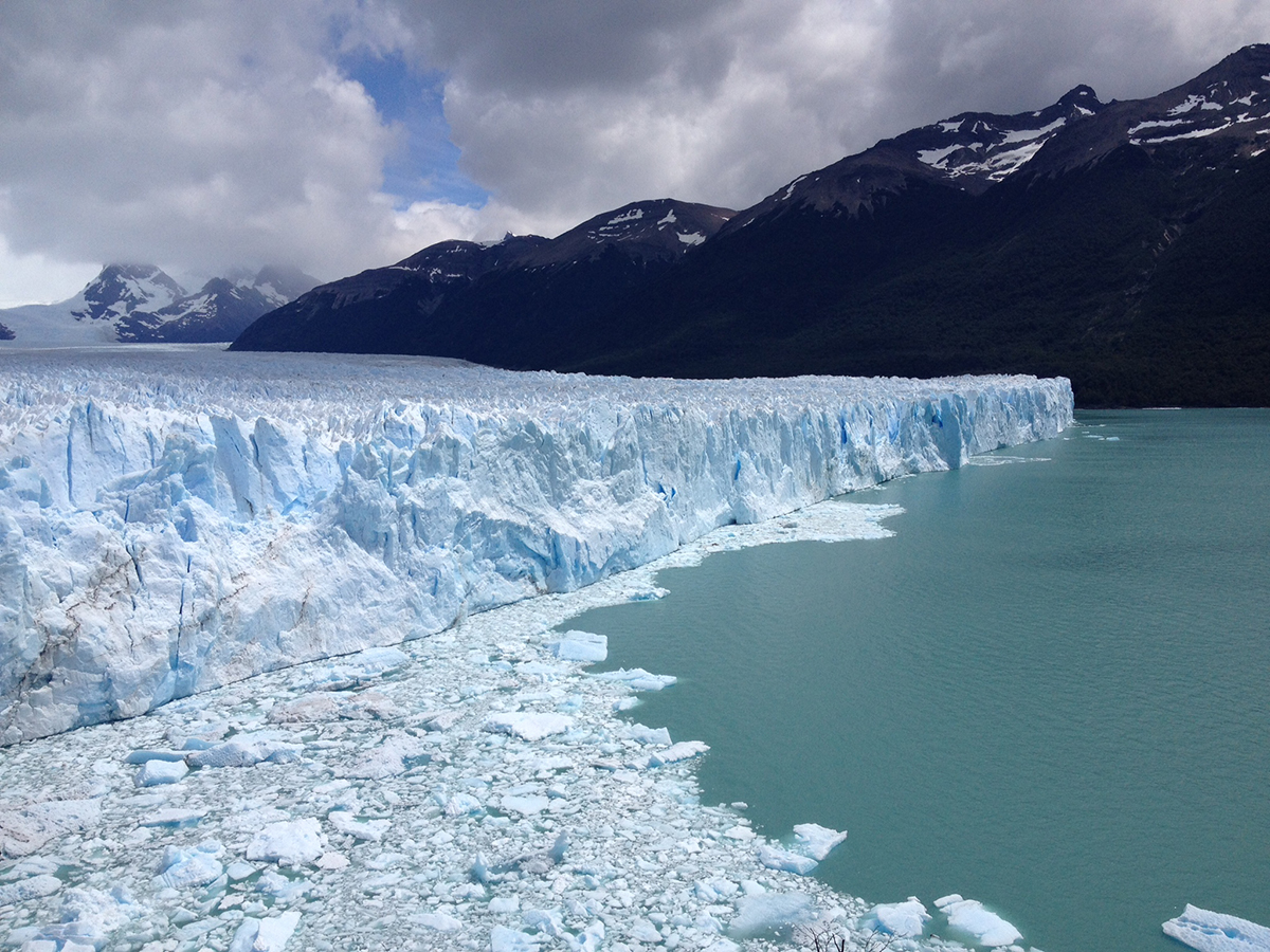 Los glaciares son especialmente sensibles a las variaciones de temperatura (Glaciar Perito Moreno). Foto: Rocío Valdés
